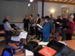 Een jaar na het jubileum is het koor druk bezig met nieuw repertoire